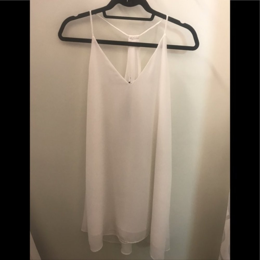 Three Eighty Two Ivory Tank Dress
